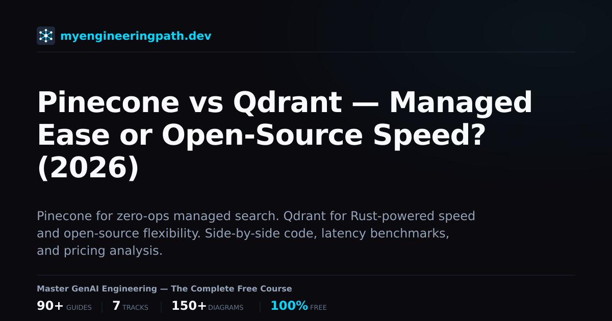 Pinecone vs Qdrant — Managed Ease or Open-Source Speed? (2026 ...